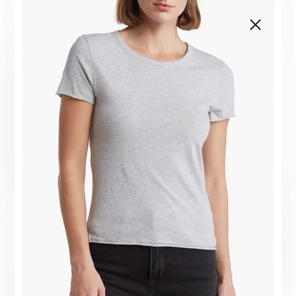 All Saints Bela Tee in Grey Merl - Picture 1 of 6